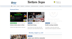 Desktop Screenshot of northernargus.com.au