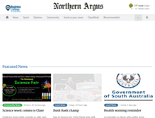 Tablet Screenshot of northernargus.com.au